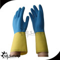 SRSAFETY rubber industrial glove/safety gloves/cheap latex gloves